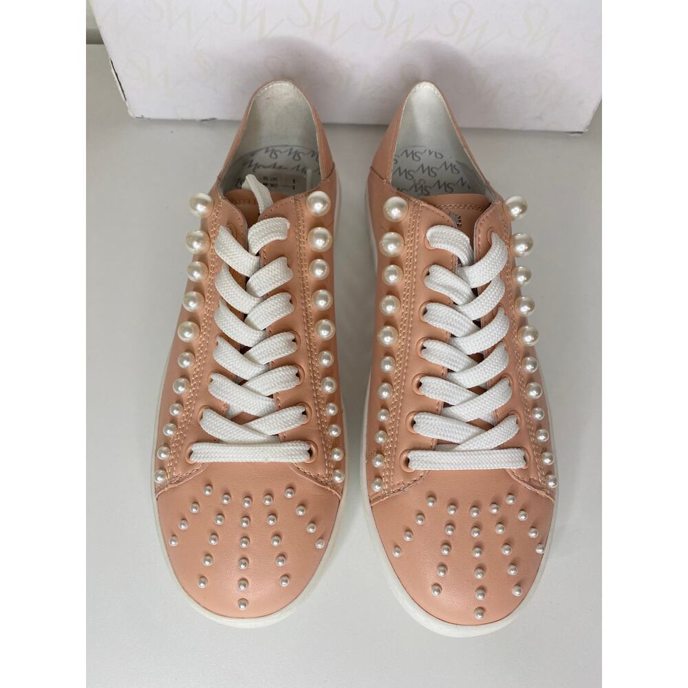 Stuart Weitzman Pearl Convertible Sneakers Pink Balletcore Coquette - Picture 11 of 14
